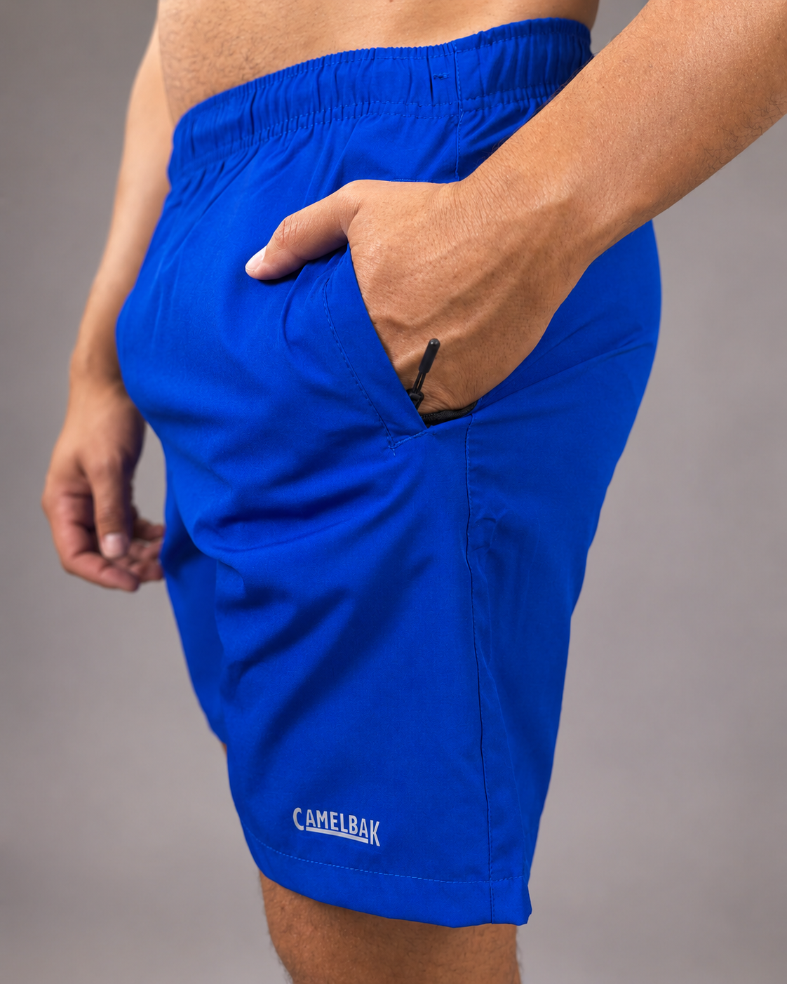 Short Masculino Dry Fit Bolso com Zíper Camelback