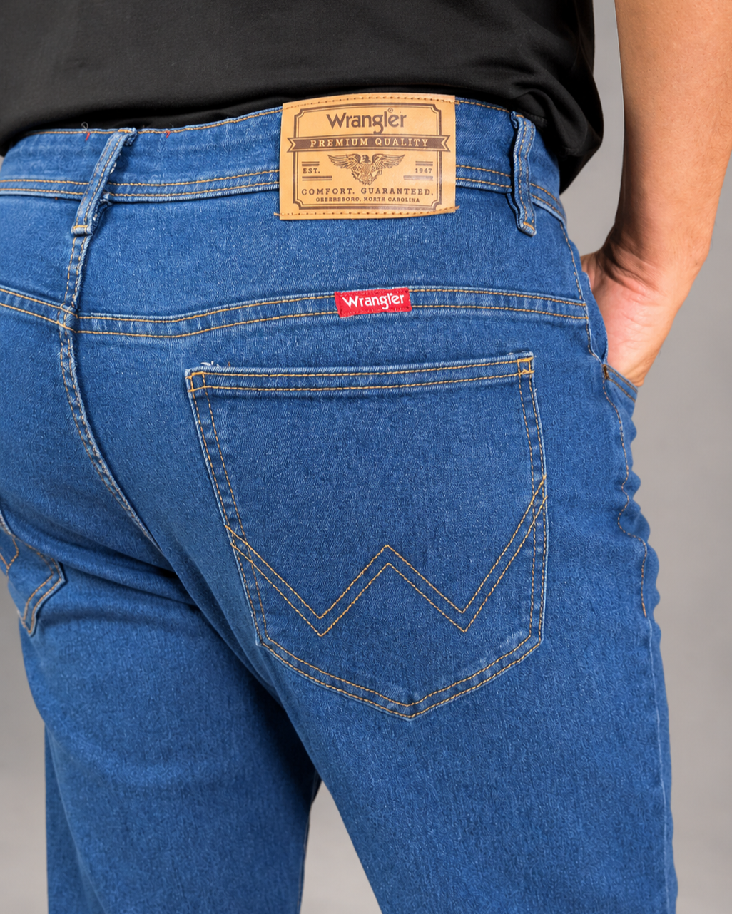 Calça Jeans Wrangler Masculina Importada c/Lycra Reta