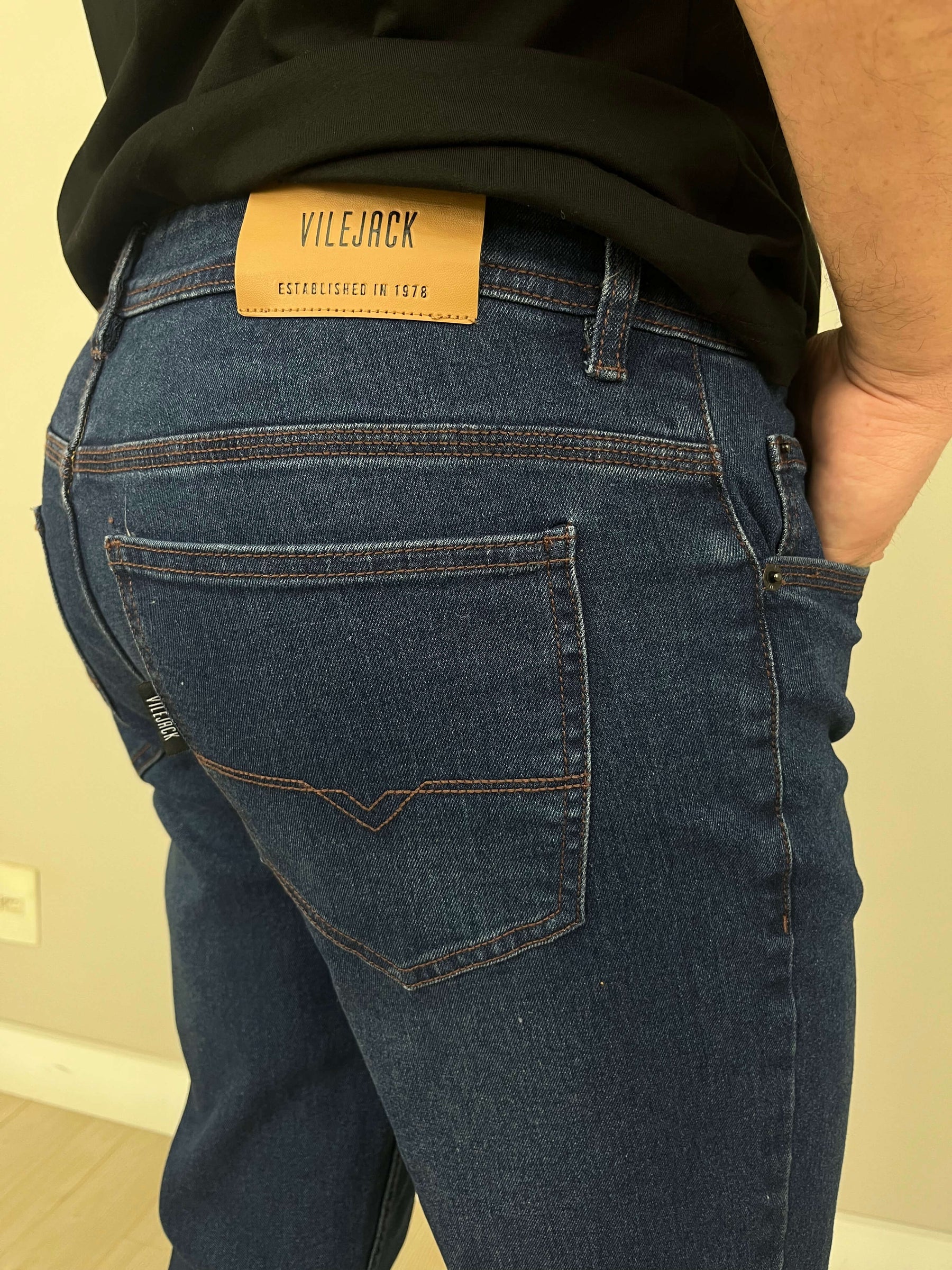 Calça Jeans Masculina Reta Vilejack Importada