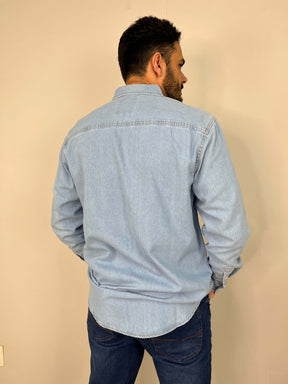 Camisa Jeans Masculina Regular Premium Vilejack Importada