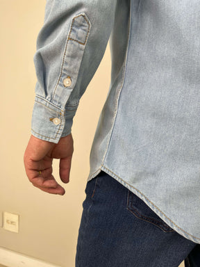 Camisa Jeans Masculina Regular Premium Vilejack Importada