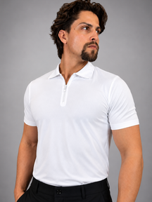 Camisa Polo Masculina Tecido Tech c/Zíper Verona