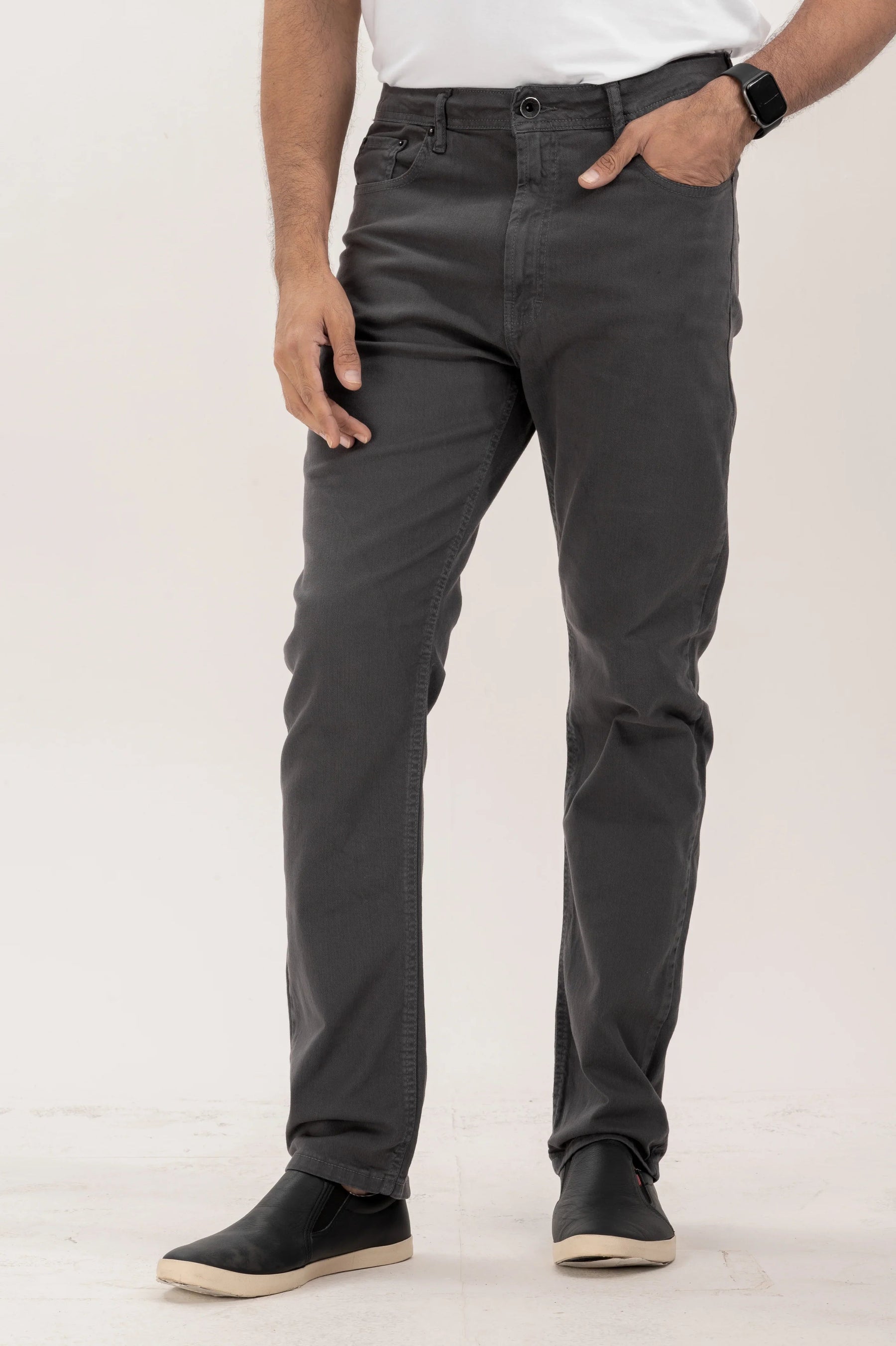 Five Pocket Slim Twill Pants