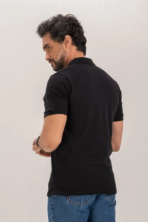 Premium Piquet and Lycra Slim Polo 