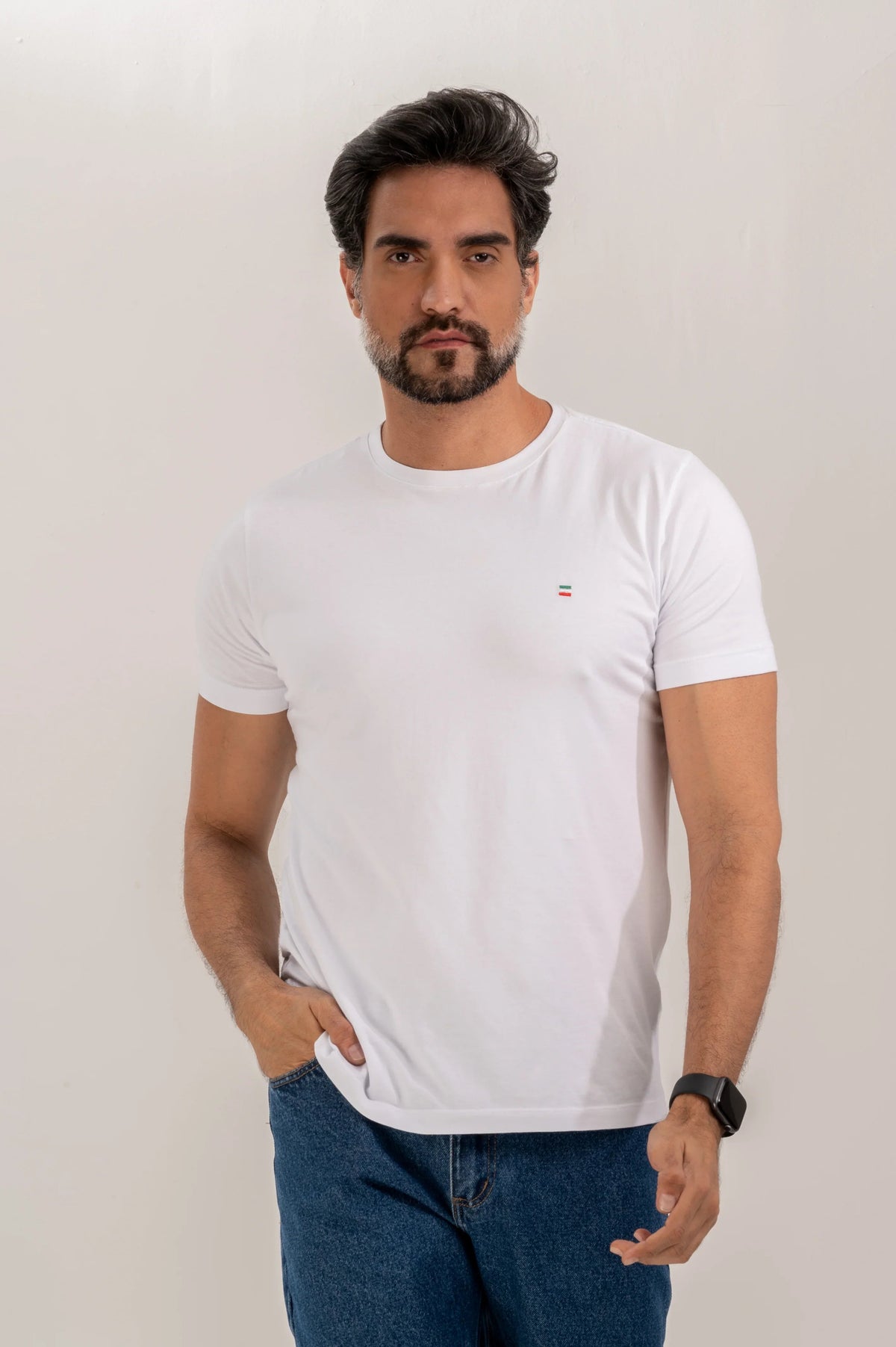 Premium Egyptian Cotton Slim Logo T-Shirt 