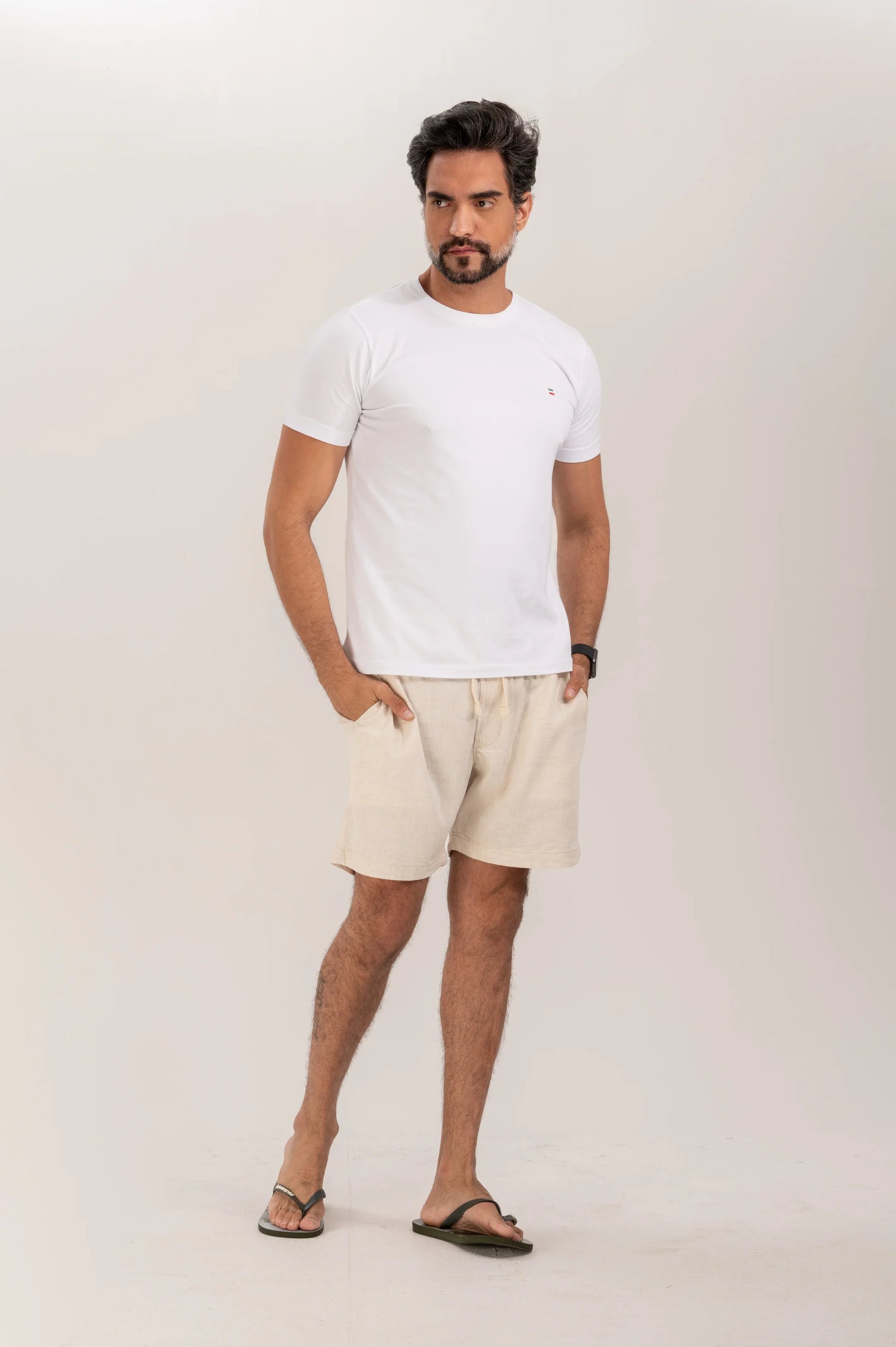 Verona Premium Slim Linen Shorts