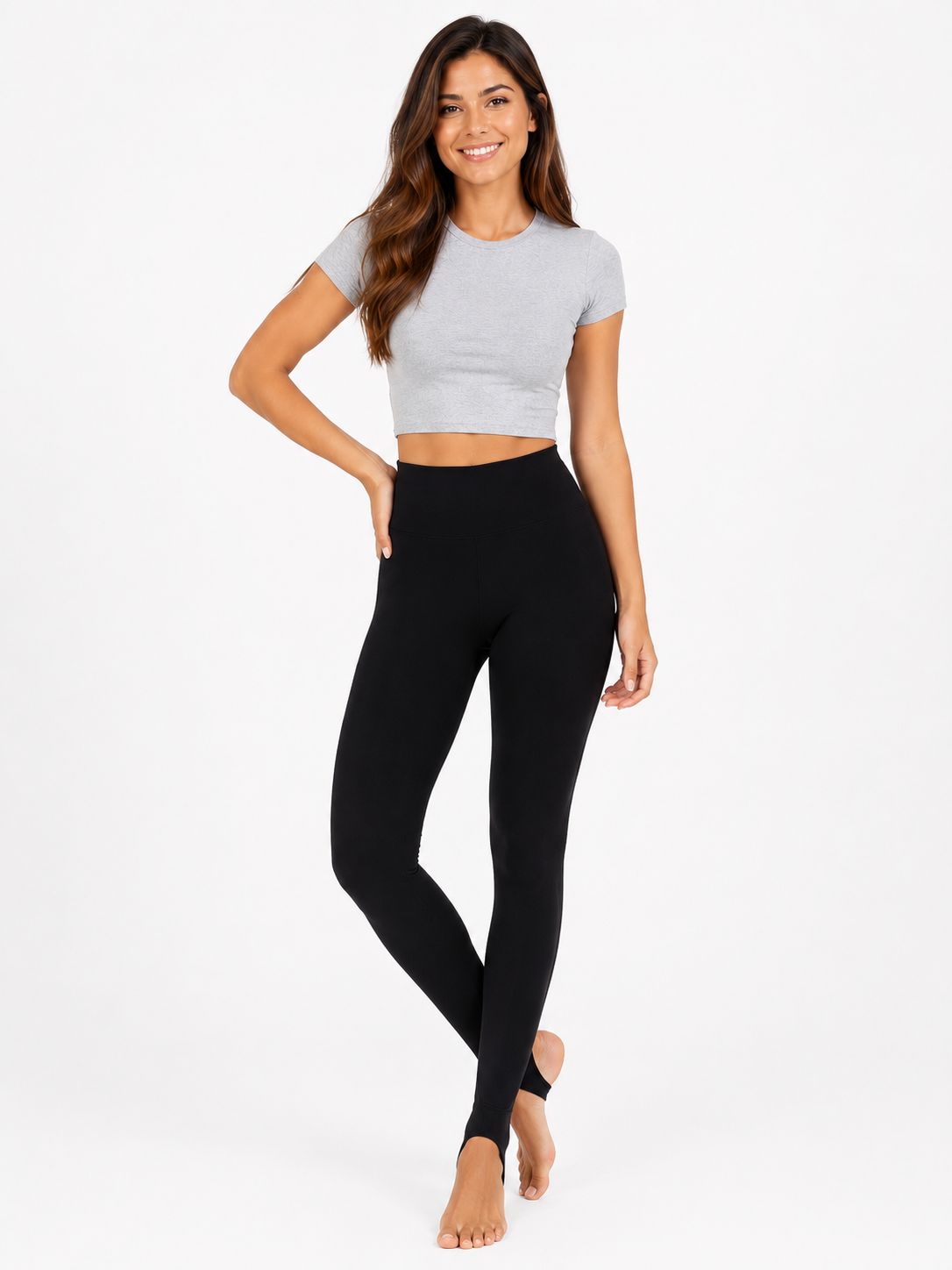 Calça Legging Stirrup Pé Feminina No Nonsense