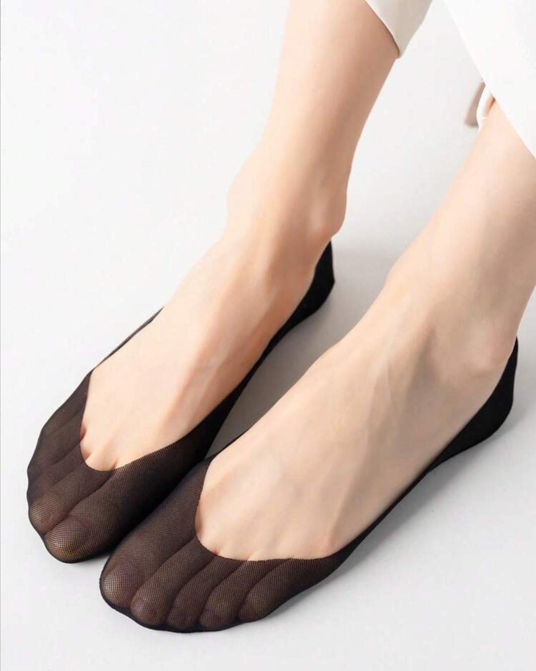 Kit 10 Pares de Meia Fina Sapatilha Invisível C/ Lycra Scanner